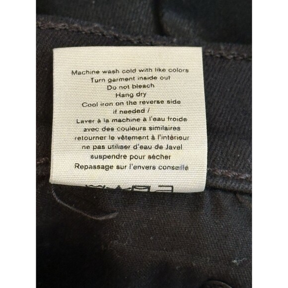Rag & Bone High Rise Skinny Jeans in Shiny Black Coated Denim Size 28 EUC!!! - Picture 7 of 7